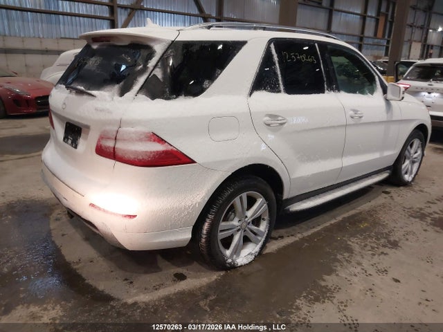 12570263 :رقم المزاد ، 4JGDA2EB8FA608531 vin ، 2015 Mercedes-benz Ml 350 Bluetec مزاد بيع