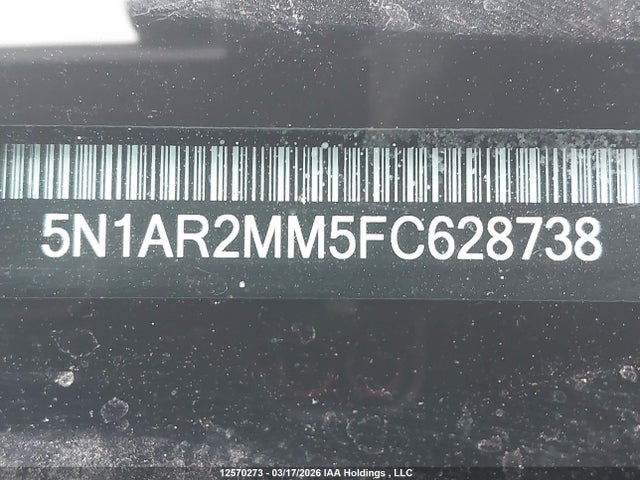 Продажа на аукционе авто 2015 Nissan Pathfinder S/sv/sl/platinum, vin: 5N1AR2MM5FC628738, номер лота: 12570273