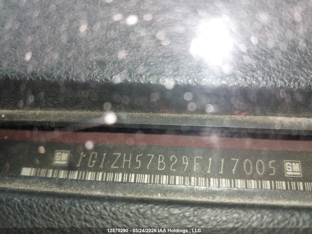 Продажа на аукционе авто 2009 Chevrolet Malibu Lt, vin: 1G1ZH57B29F117005, номер лота: 12570290