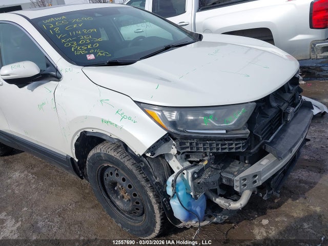 12557690 :رقم المزاد ، 2HKRW2H57JH114809 vin ، 2018 Honda Cr-v Ex مزاد بيع