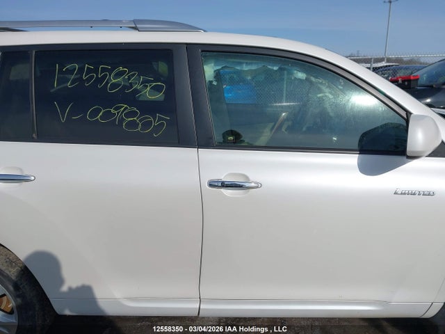 2010 Toyota Highlander V6 Limited მანქანა იყიდება აუქციონზე, vin: 5TDDK3EH5AS009805, აუქციონის ნომერი: 12558350