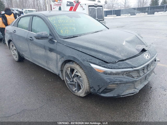 Auction sale of the 2026 Hyundai Elantra Luxury With Two-tone Interior Hybrid, vin: KMHLN4DJ9TU190222, lot number: 12570343