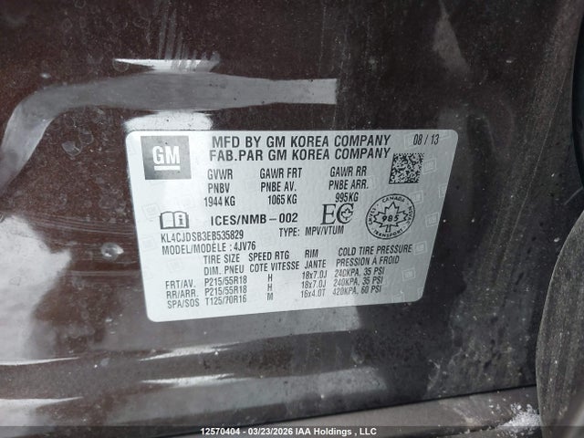 Buick Encore Premium 2014 KL4CJDSB3EB535829 Image 18