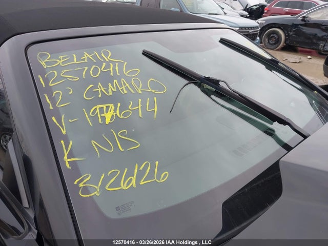12570416 :رقم المزاد ، 2G1FK3DJ1C9197644 vin ، 2012 Chevrolet Camaro مزاد بيع