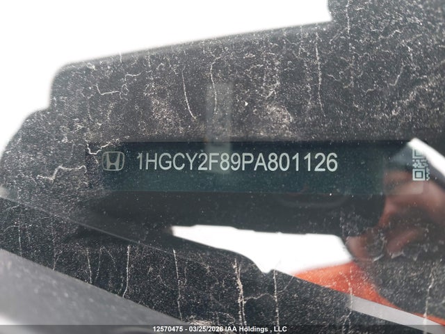 1HGCY2F89PA801126 Honda Accord Touring Hybrid