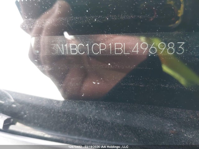 Продаж на аукціоні авто 2011 Nissan Versa 1.8s/1.8sl, vin: 3N1BC1CP1BL496983, номер лоту: 12570482
