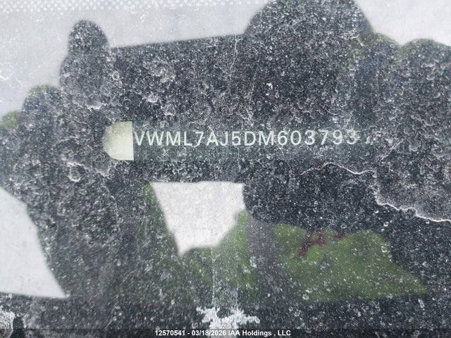 Продажа на аукционе авто 2013 Volkswagen Jetta Tdi, vin: 3VWML7AJ5DM603793, номер лота: 12570541