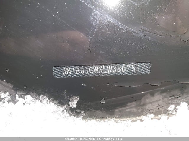 JN1BJ1CWXLW386751 Nissan QASHQAI