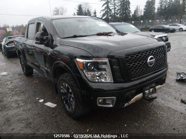 Aukcja sprzedaży 2019 Nissan Titan Platinum/pro-4x/s/sl Midnight Edition/sv/sv Midnight Edition, vin: 1N6AA1E54KN523634, numer aukcji: 12570586