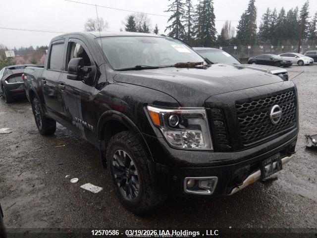 Aukcja sprzedaży 2019 Nissan Titan Platinum/pro-4x/s/sl Midnight Edition/sv/sv Midnight Edition, vin: 1N6AA1E54KN523634, numer aukcji: 12570586