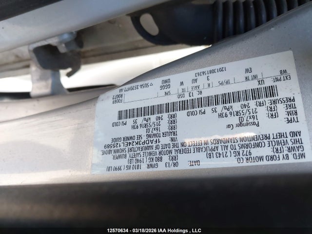 1FADP3K24EL125589 Ford FOCUS SE