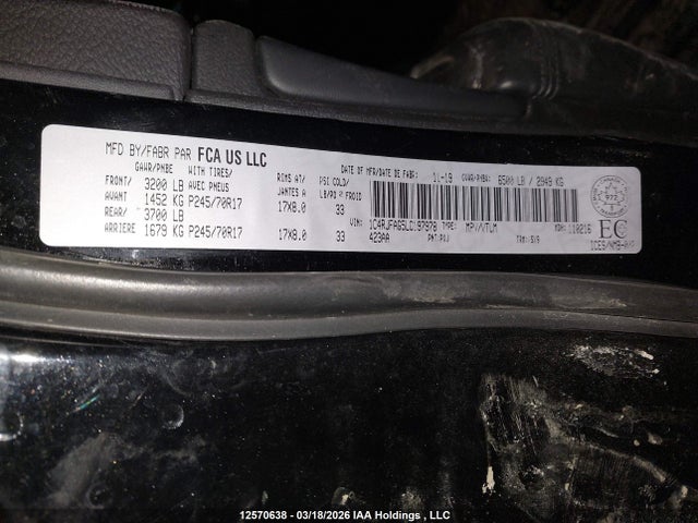 Продаж на аукціоні авто 2020 Jeep Grand Cherokee Laredo, vin: 1C4RJFAG5LC197978, номер лоту: 12570638