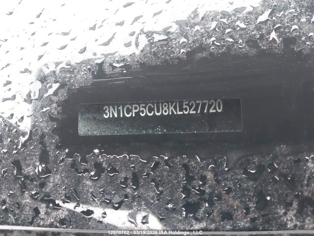 3N1CP5CU8KL527720 Nissan Kicks S/sr/sv