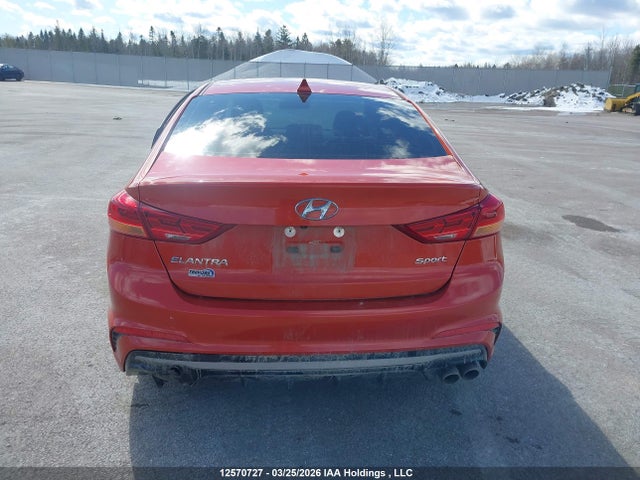 2018 Hyundai Elantra Sport მანქანა იყიდება აუქციონზე, vin: KMHD04LB7JU688638, აუქციონის ნომერი: 12570727