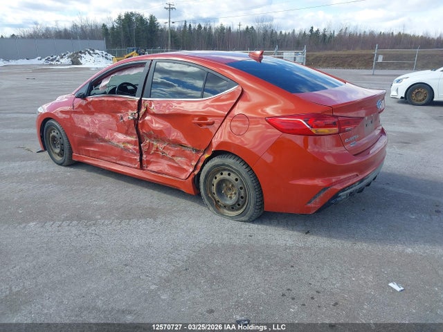 2018 Hyundai Elantra Sport მანქანა იყიდება აუქციონზე, vin: KMHD04LB7JU688638, აუქციონის ნომერი: 12570727