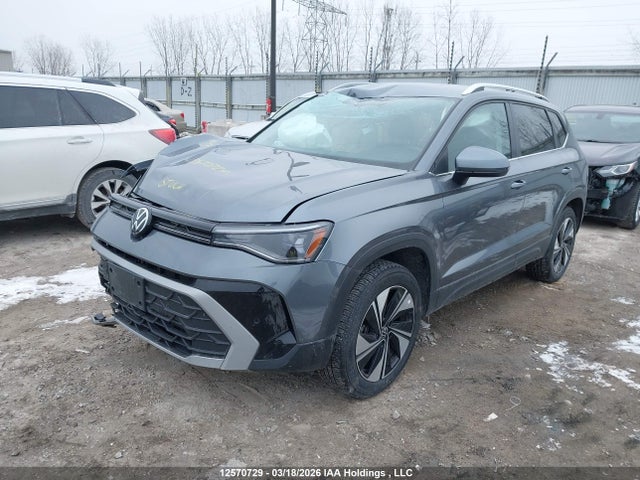 2025 Volkswagen Taos Se მანქანა იყიდება აუქციონზე, vin: 3VVUC7B27SM058219, აუქციონის ნომერი: 12570729