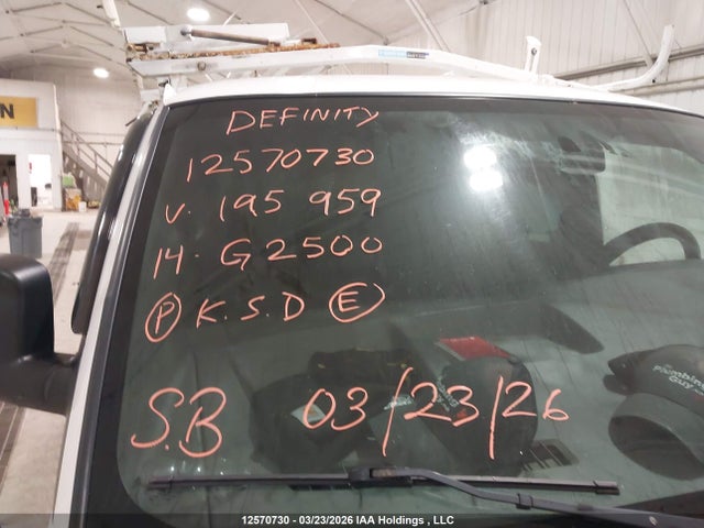 Aukcja sprzedaży 2014 Gmc Savana G2500, vin: 1GTW7FCA1E1195959, numer aukcji: 12570730