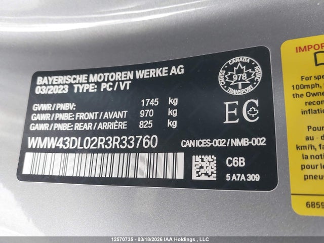 WMW43DL02R3R33760 Mini Convertible Cooper S