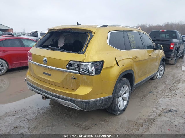12570757 :رقم المزاد ، 1V2NR2CA5JC501928 vin ، 2018 Volkswagen Atlas Sel Premium مزاد بيع