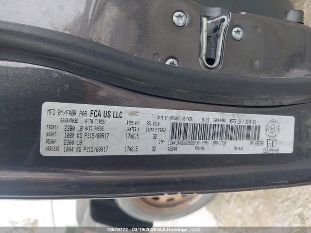 1C4NJRABXGD565737 Jeep Patriot