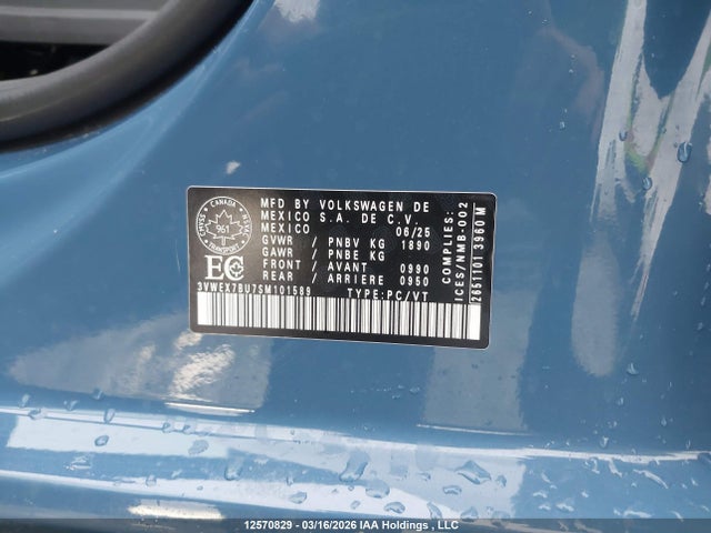 3VWEX7BU7SM101589 Volkswagen Jetta Comfortline