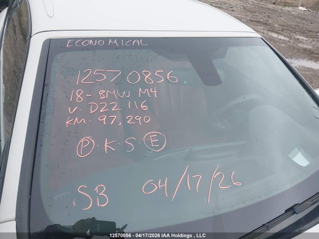 Продажа на аукционе авто 2018 Bmw M4, vin: WBS4Z9C51JED22116, номер лота: 12570856