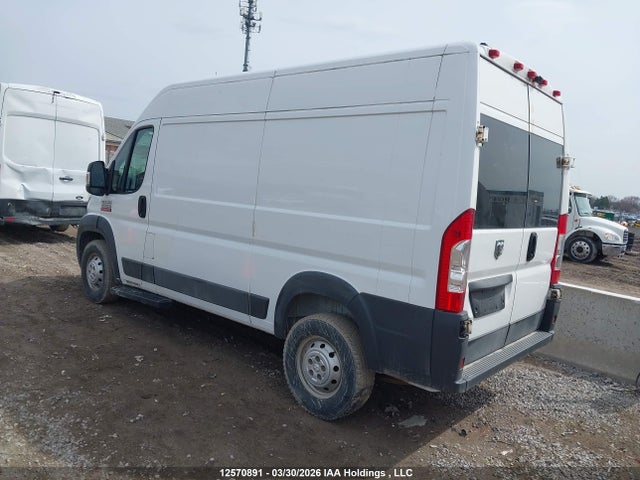2016 Ram Promaster 2500 High Roof მანქანა იყიდება აუქციონზე, vin: 3C6TRVCG8GE128777, აუქციონის ნომერი: 12570891