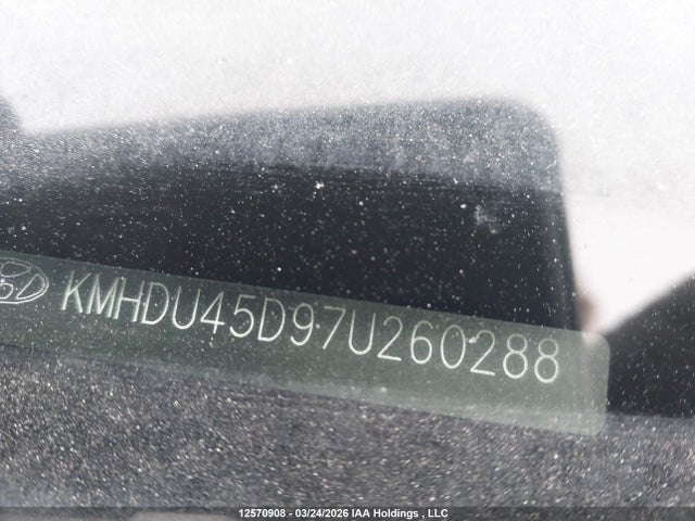 12570908 :رقم المزاد ، KMHDU45D97U260288 vin ، 2007 Hyundai Elantra مزاد بيع
