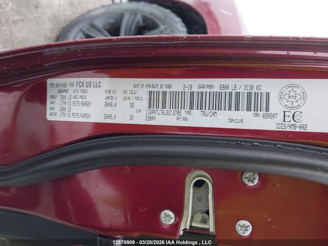 Продаж на аукціоні авто 2018 Ram 1500 Sport, vin: 1C6RR7UT8JS213785, номер лоту: 12570909