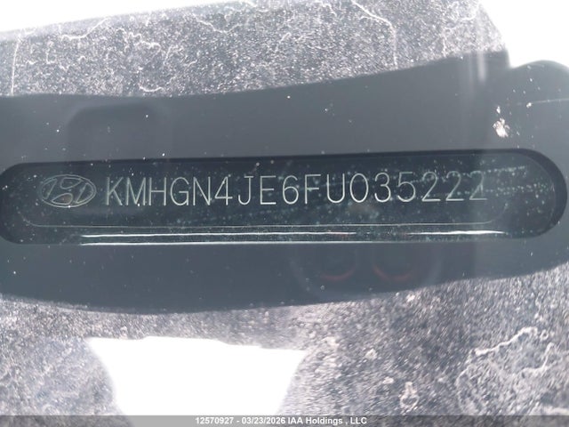KMHGN4JE6FU035222 Hyundai Genesis 3.8 Luxury