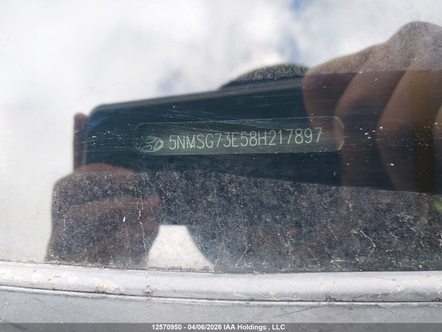 Продажа на аукционе авто 2008 Hyundai Santa Fe Gl, vin: 5NMSG73E58H217897, номер лота: 12570950