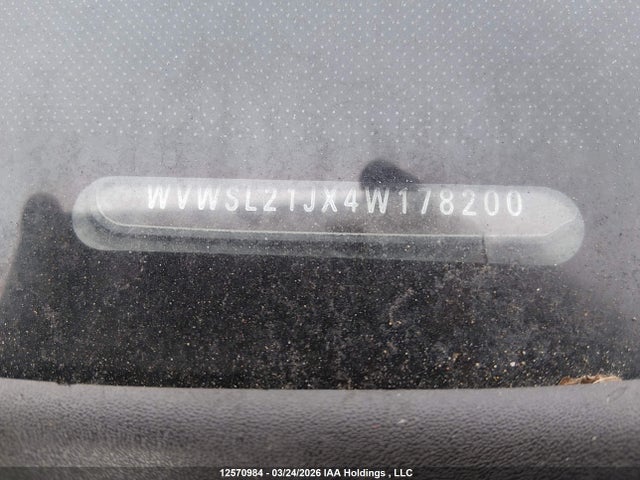 Продажа на аукционе авто 2004 Volkswagen Jetta Gls 2.0l, vin: WVWSL21JX4W178200, номер лота: 12570984
