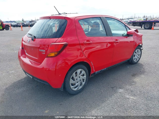 12570991 :رقم المزاد ، VNKKTUD37FA047645 vin ، 2015 Toyota Yaris مزاد بيع