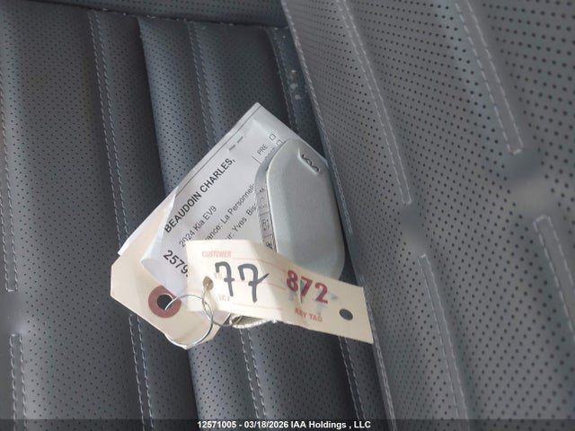 2024 Kia Ev9 Land მანქანა იყიდება აუქციონზე, vin: KNDADFS53R6026901, აუქციონის ნომერი: 12571005