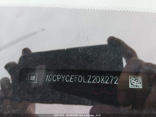Aukcja sprzedaży 2020 Chevrolet Silverado 1500, vin: 1GCPYCEF0LZ208272, numer aukcji: 12571074