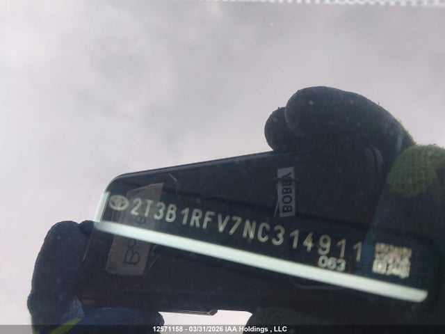 2T3B1RFV7NC314911 Toyota RAV4