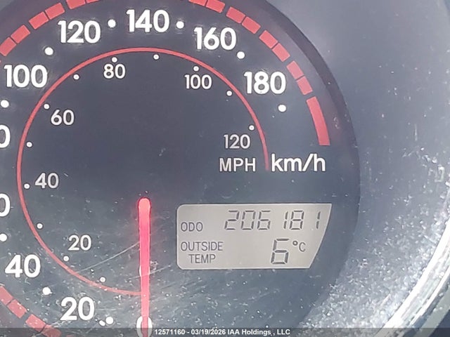 12571160 :رقم المزاد ، 2T1KR32E37C653303 vin ، 2007 Toyota Matrix Xr مزاد بيع