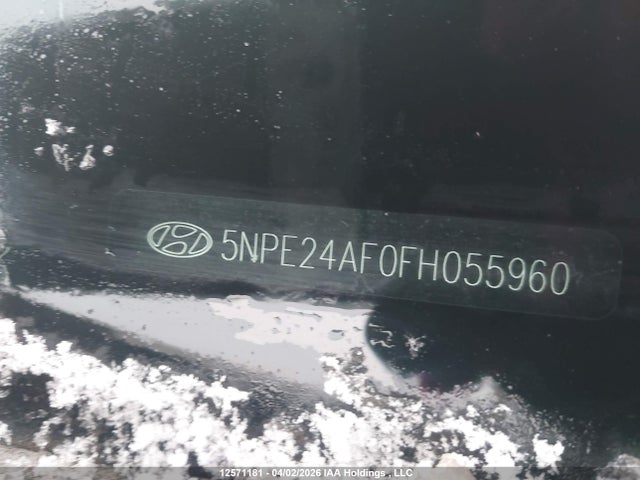 5NPE24AF0FH055960 Hyundai SONATA GL