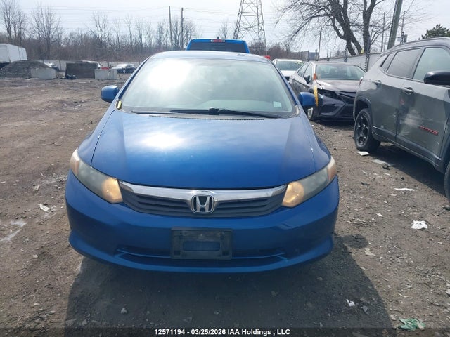 2012 Honda Civic Lx მანქანა იყიდება აუქციონზე, vin: 2HGFB2F49CH034840, აუქციონის ნომერი: 12571194