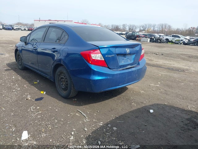 2012 Honda Civic Lx მანქანა იყიდება აუქციონზე, vin: 2HGFB2F49CH034840, აუქციონის ნომერი: 12571194