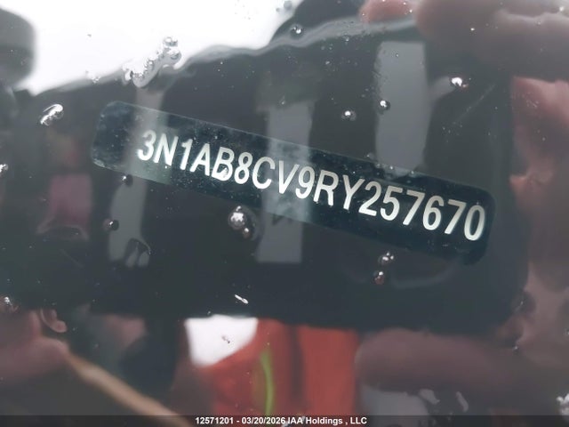 2024 Nissan Sentra Sv მანქანა იყიდება აუქციონზე, vin: 3N1AB8CV9RY257670, აუქციონის ნომერი: 12571201
