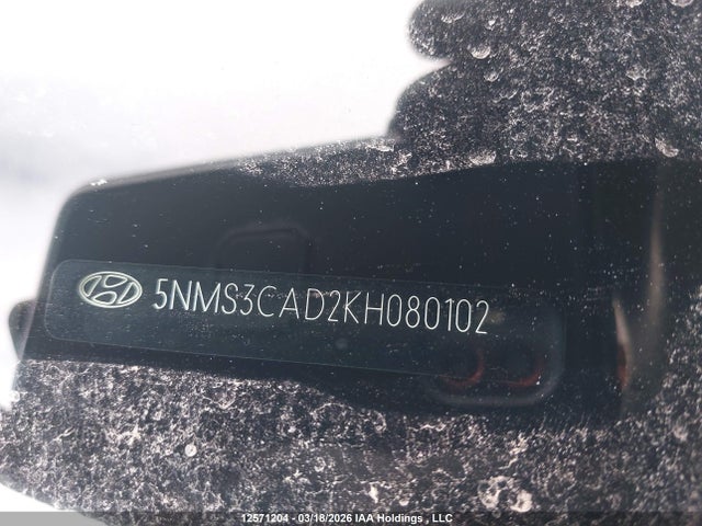 Продажа на аукционе авто 2019 Hyundai Santa Fe Preferred 2.4, vin: 5NMS3CAD2KH080102, номер лота: 12571204