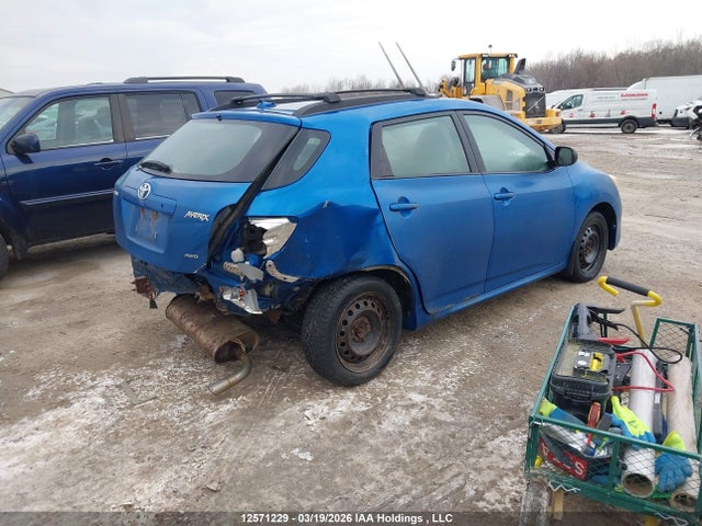 12571229 :رقم المزاد ، 2T1LE4EE4AC018583 vin ، 2010 Toyota Matrix مزاد بيع