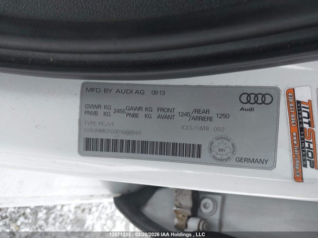 WAUHMCFC0EN060569 Audi A6