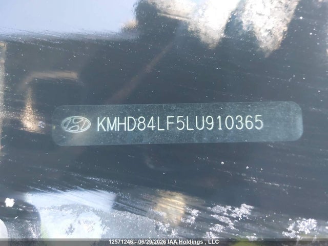 12571246 :رقم المزاد ، KMHD84LF5LU910365 vin ، 2020 Hyundai Elantra Preferred With Sun And Safety Package Auto Ivt مزاد بيع