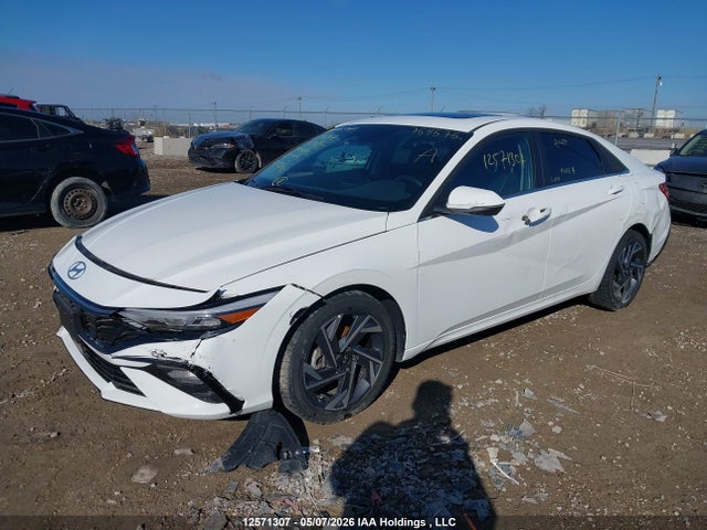 2024 Hyundai Elantra Luxury მანქანა იყიდება აუქციონზე, vin: KMHLN4DG7RU754575, აუქციონის ნომერი: 12571307