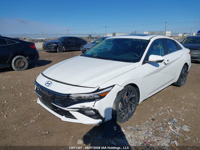 2024 Hyundai Elantra Luxury მანქანა იყიდება აუქციონზე, vin: KMHLN4DG7RU754575, აუქციონის ნომერი: 12571307