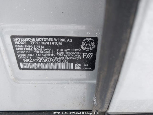 WBXJG9C06M5S56302 BMW X1 Xdrive28i
