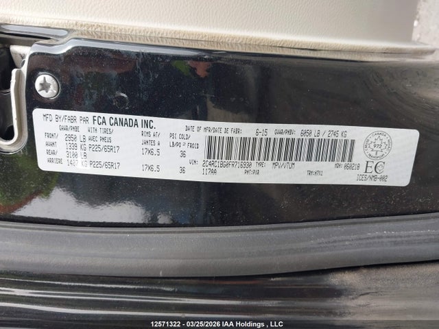 2C4RC1BG0FR716930 Chrysler Town &amp; Country Touring