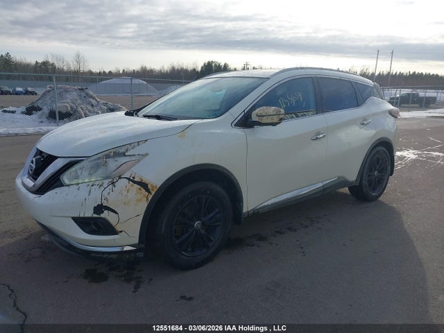 5N1AZ2MH1GN113955 Nissan Murano Platinum/sl/sv